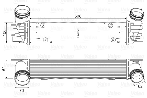 Välijäähdytin VALEO 818594