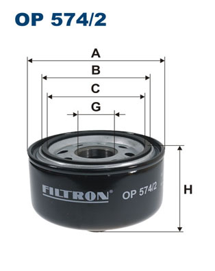 Öljynsuodatin FILTRON OP 574/2