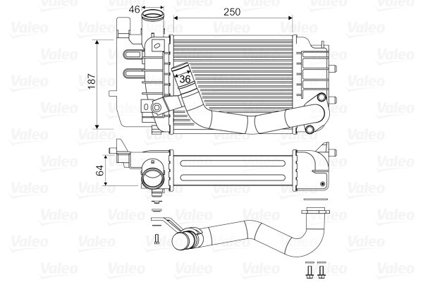 Välijäähdytin VALEO 818655