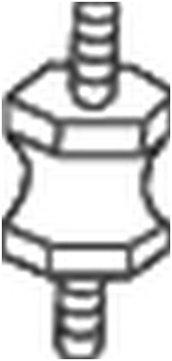 Kumisuikale, pakoputkisto BOSAL 255-627