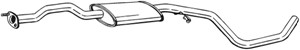 Keskiäänenvaimentaja, FORD ESCORT V, ESCORT Sedan V, ESCORT Turnier V, ORION III, 1019390, 1101708, 6573018, 6717321, 6773321, 6812203,