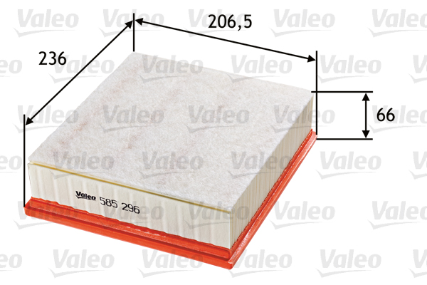 Ilmansuodatin VALEO 585296