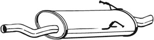 Takaäänenvaimentaja, BMW 3 [E46], 3 Coupé [E46], 18121712927