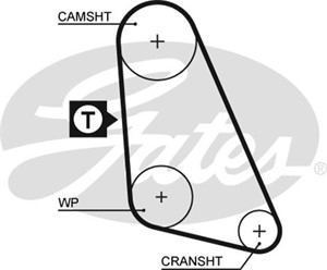 Hammashihna, SEAT TERRA, TERRA Skåp / kombi, VW POLO, POLO Classic, POLO Coupé, POLO Skåp/halvkombi, 000 980 93 02, 0009809302, 002 980