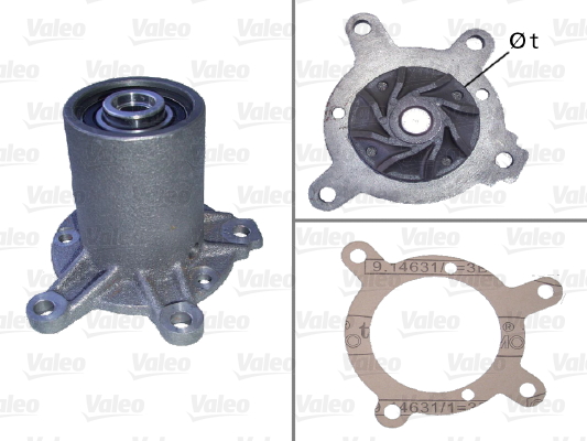 Vesipumppu VALEO 506343