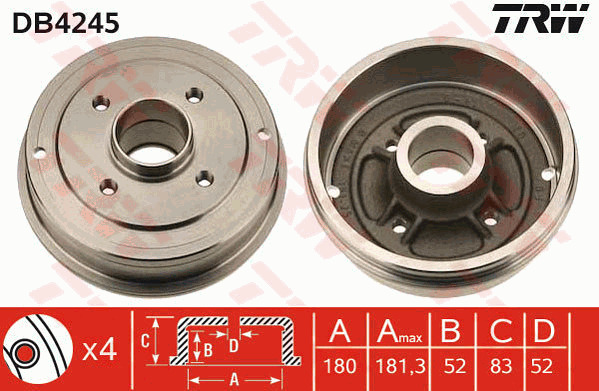 Jarrurumpu TRW DB4245