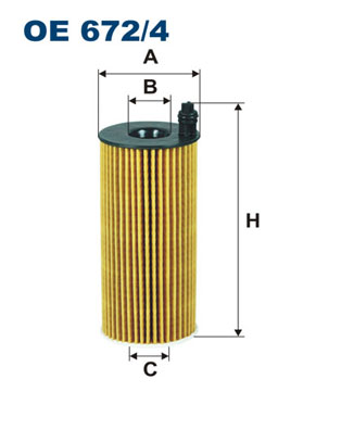 Öljynsuodatin FILTRON OE 672/4
