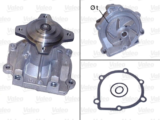 Vesipumppu VALEO 506904