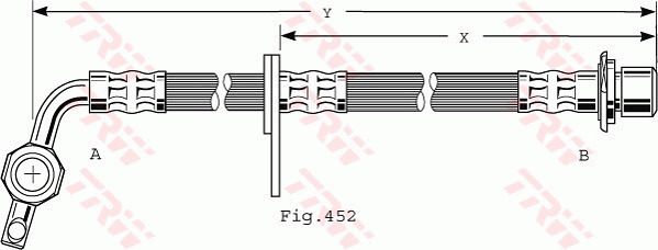 Jarruletku TRW PHD496
