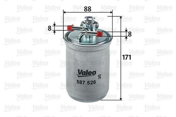 Polttoainesuodatin VALEO 587526