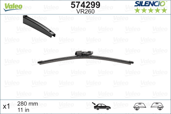 Pyyhkijänsulka VALEO 574299