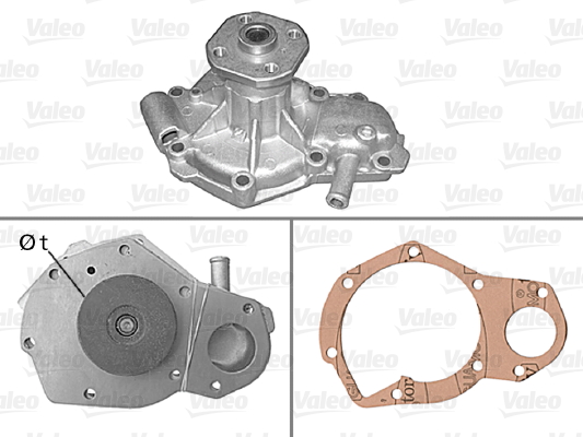 Vesipumppu VALEO 506074