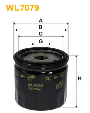 Öljynsuodatin WIX FILTERS WL7079