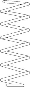 Jousi (auton jousitus), Etuakseli, VW GOLF I, POLO, POLO Classic, 171 411 105G