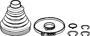 Paljekumisarja, vetoakseli, Vaihteiston puoli, Etuakseli, oikea, Etuakseli, vasen, OPEL,VAUXHALL, 13291745, 16 03 439