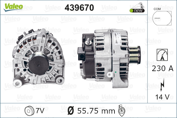 Laturi VALEO 439670