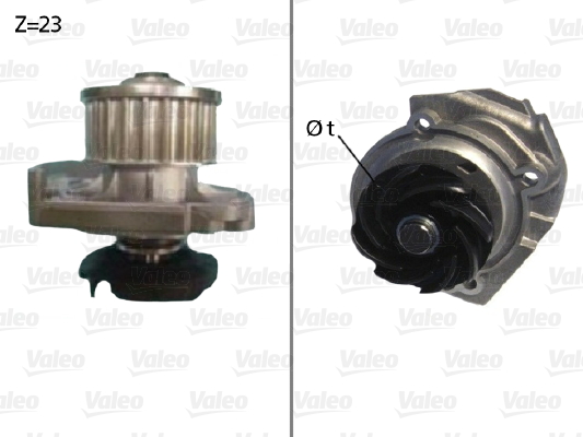 Vesipumppu VALEO 506686