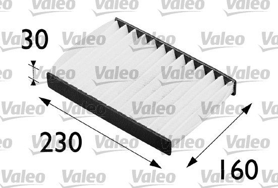 Raitisilmasuodatin VALEO 698255
