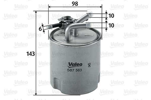 Polttoainesuodatin VALEO 587563