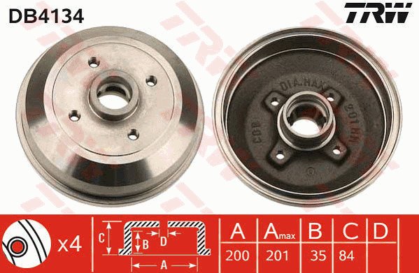 Jarrurumpu TRW DB4134