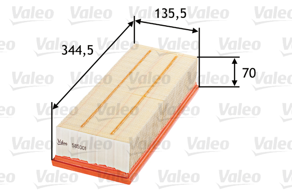 Ilmansuodatin VALEO 585001