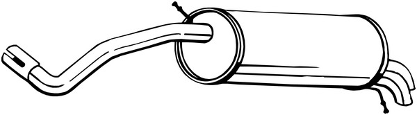 Takaäänenvaimentaja BOSAL 220-035