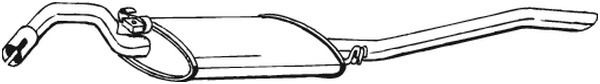 Takaäänenvaimentaja BOSAL 279-407