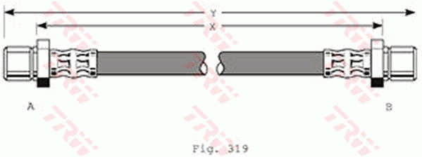 Jarruletku TRW PHA216