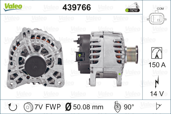 Laturi VALEO 439766