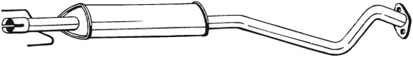Keskipönttö BOSAL 284-365
