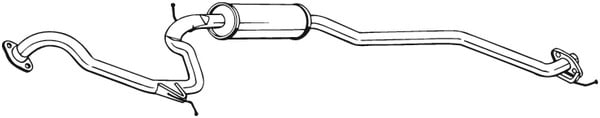Keskipönttö BOSAL 290-011