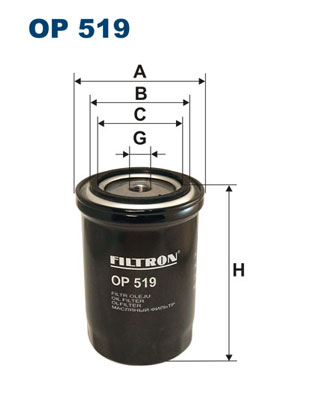 Öljynsuodatin FILTRON OP 519