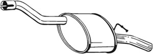 Takaäänenvaimentaja, FORD FOCUS Skåp / kombi, FOCUS Turnier, 1061972, 1067781, 1121697, 1230829, 1308595, 1459810