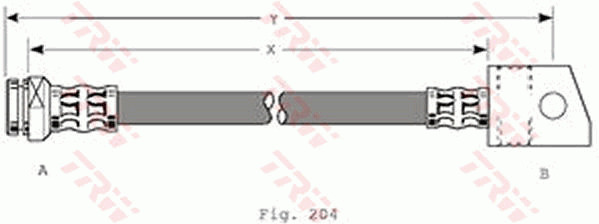 Jarruletku TRW PHA347