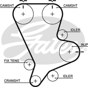 Hammashihna, KIA CARNIVAL I, CARNIVAL II, 0K551-12-205B