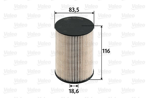 Polttoainesuodatin VALEO 587919