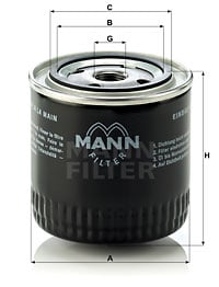 Öljynsuodatin MANN-FILTER W 920/17
