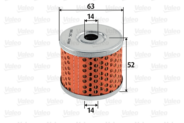 Polttoainesuodatin VALEO 587908