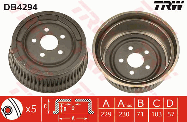 Jarrurumpu TRW DB4294
