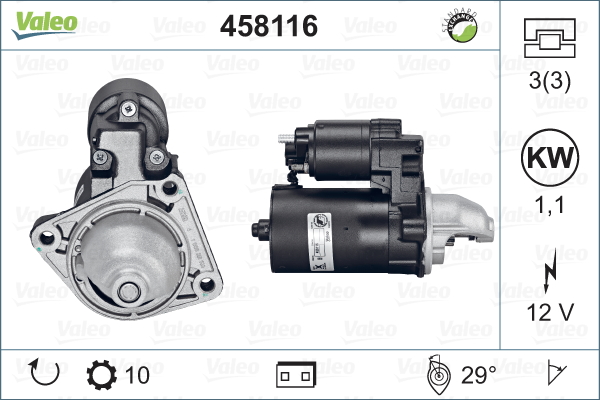 Startteri VALEO 458116