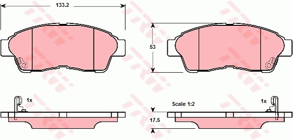 Jarrupalasarja, levyjarru TRW GDB3147