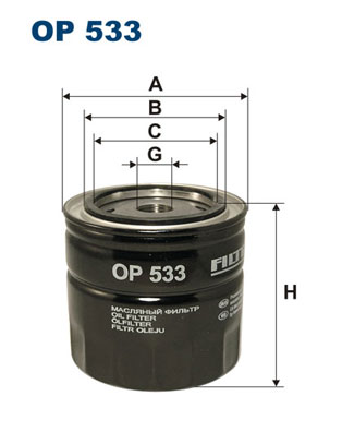 Öljynsuodatin FILTRON OP 533