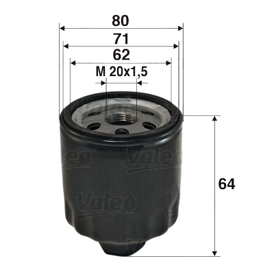 Öljynsuodatin VALEO 586003
