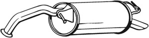 Takaäänenvaimentaja, TOYOTA YARIS, 1743021200