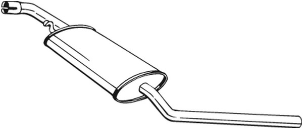 Keskipönttö BOSAL 281-241