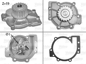 Vesipumppu, FORD,RENAULT,VOLVO, 1388504, 271647.0, 2716470, 271985.4, 2719854, 271986.2, 2719862, 272457, 272474, 272476, 272476.3, 2724