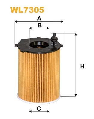 Öljynsuodatin WIX FILTERS WL7305