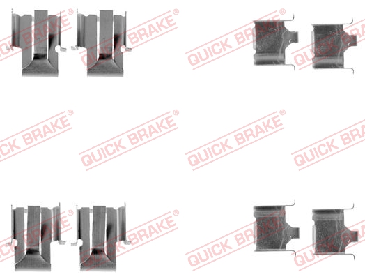 Tarvikesarja, jarrupala QUICK BRAKE 109-1078