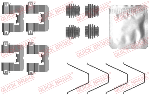Tarvikesarja, jarrupala QUICK BRAKE 109-0114