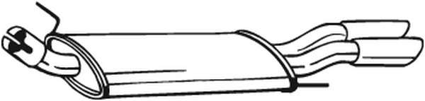 Takaäänenvaimentaja BOSAL 233-731